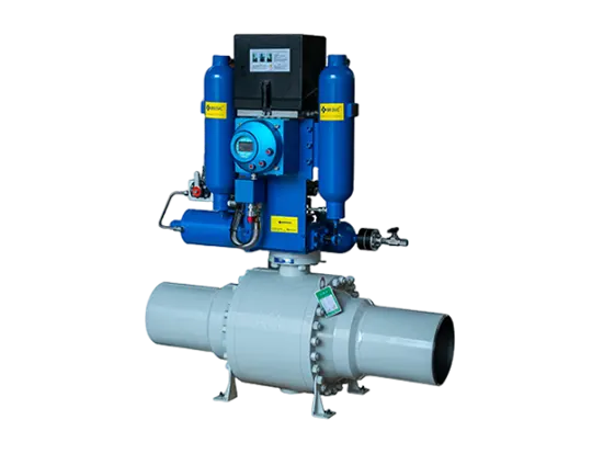 Valvola a sfera completamente saldata Gas-Over-Oil